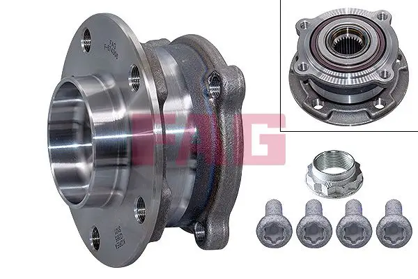 BMW X6 E71 E72 xDrive 50i Front Hub Kit | FAG 713 6497 00