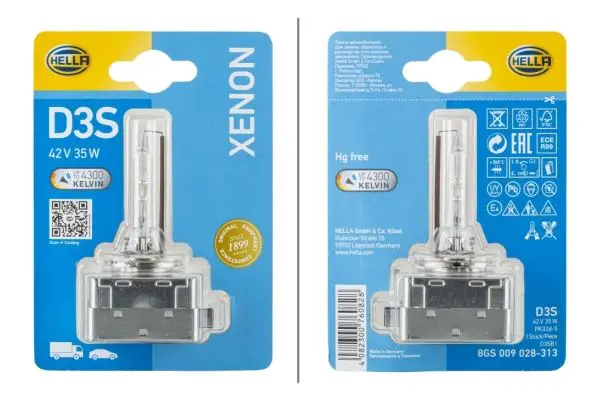 Mercedes GLA Serisi W156 Uzun Far Ampülü Xenon | HELLA 8GS 009 028-313