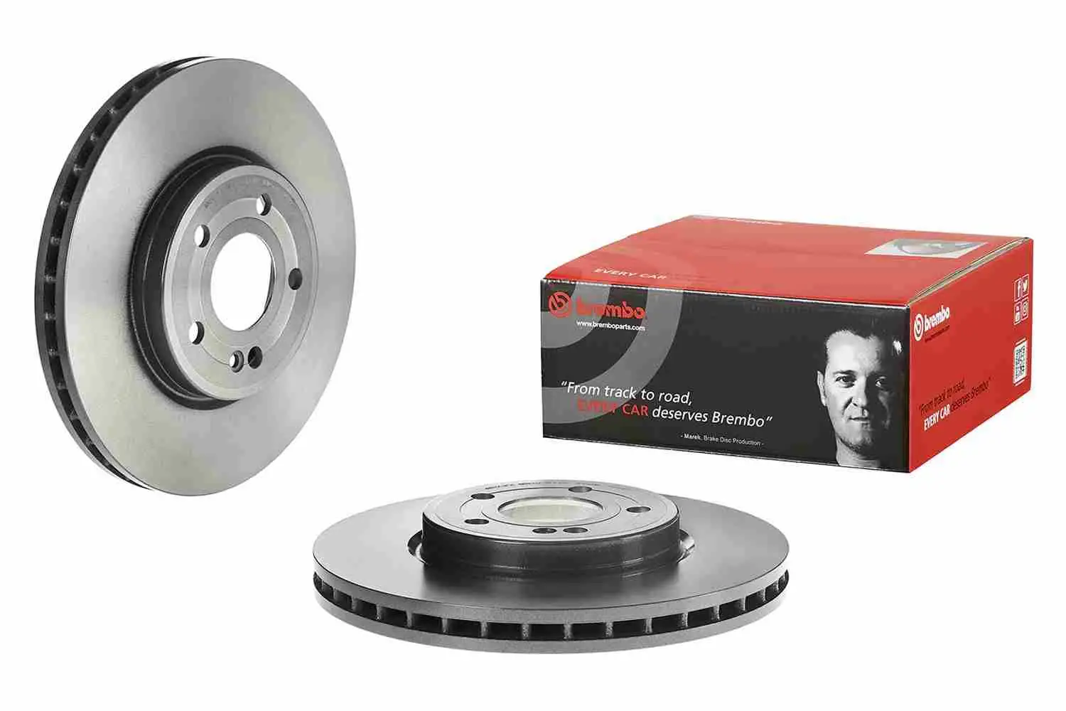 Mercedes A Series W177 A 180 d Front Brake Disc Vented | BREMBO 09E02211