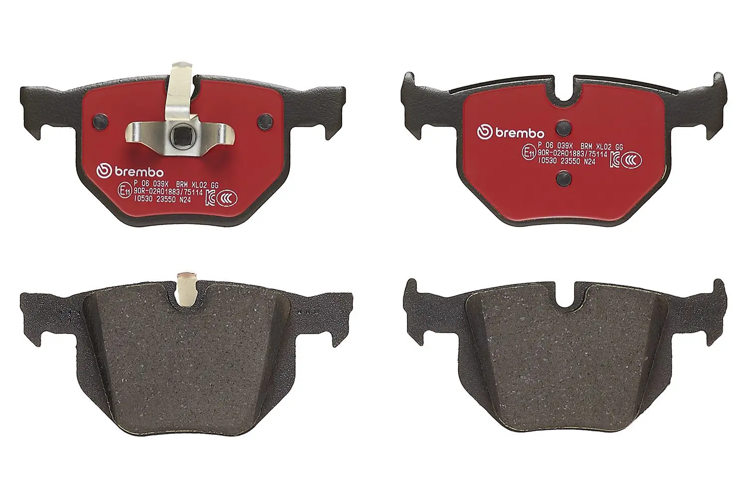 BMW 3 Serisi E90 325 i xDrive Arka Fren Balatası Delikli | BREMBO P06039X