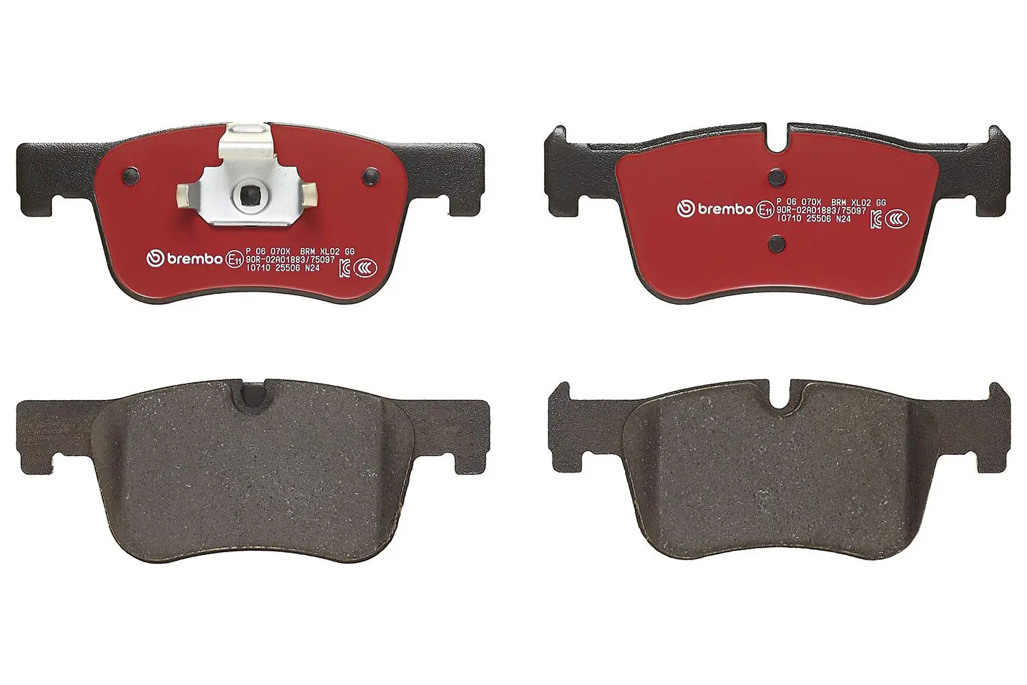 BMW 1 Serisi F20 120 d Ön Fren Balatası Delikli | BREMBO P06070X