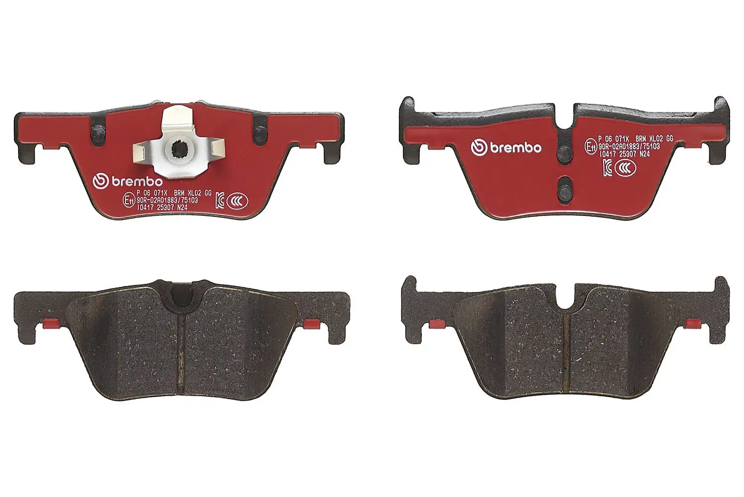 BMW 1 Serisi F20 116 d Arka Fren Balatası Delikli | BREMBO P06071X
