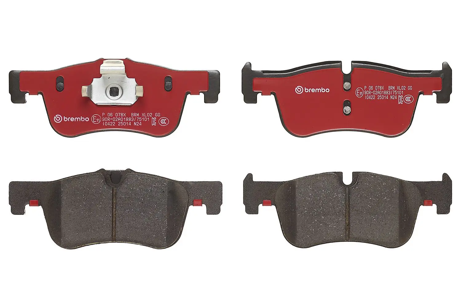 BMW 1 Serisi F20 116 d Ön Fren Balatası Delikli | BREMBO P06078X