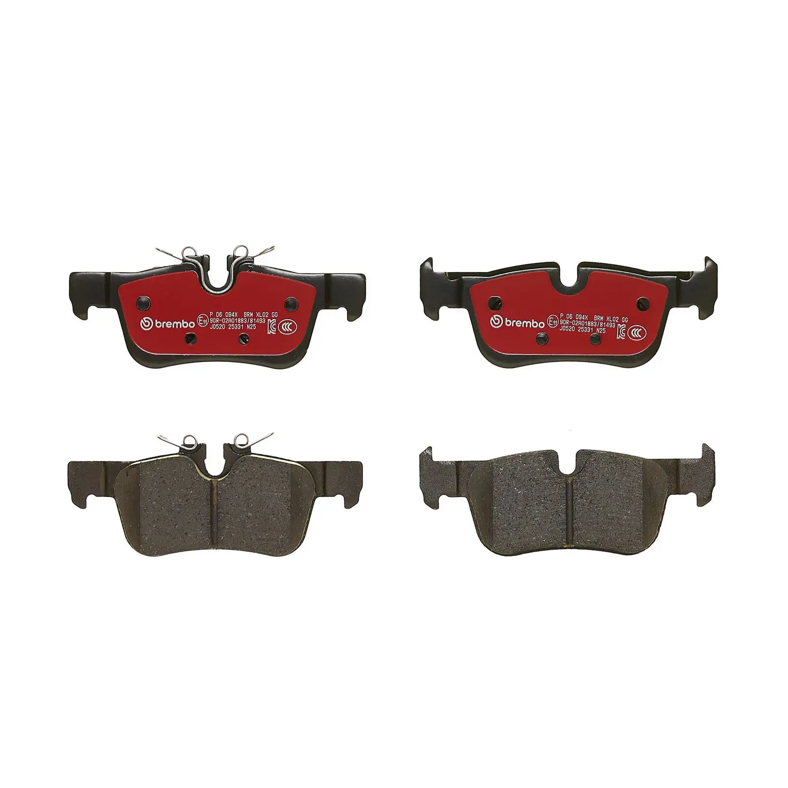 BMW 2 Serisi F45 Active Tourer 214 d Arka Fren Balatası Delikli | BREMBO P06094X