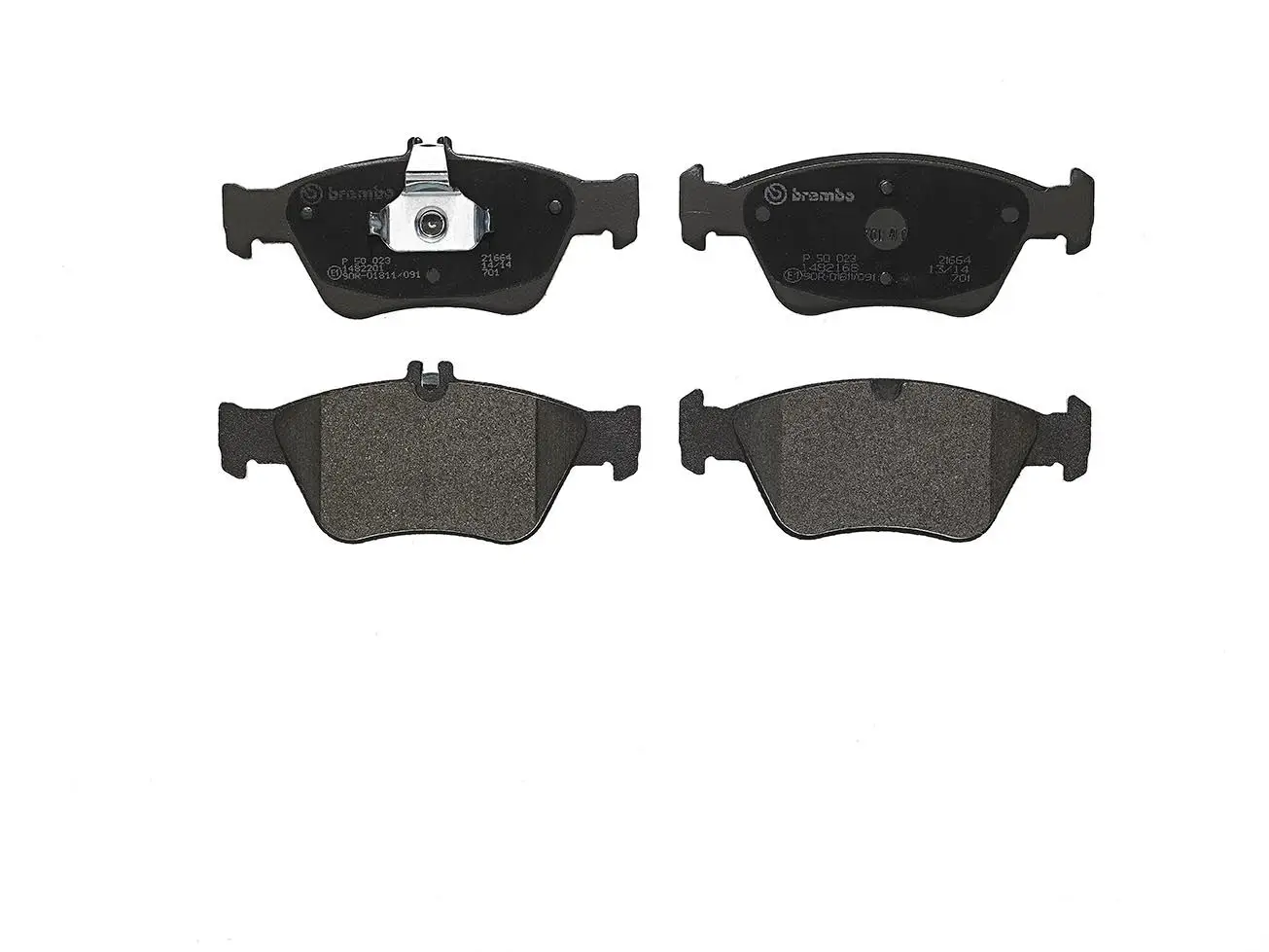 Mercedes CLK Series W208 CLK 230 Compressor Front Brake Brake Pad | BREMBO P50023
