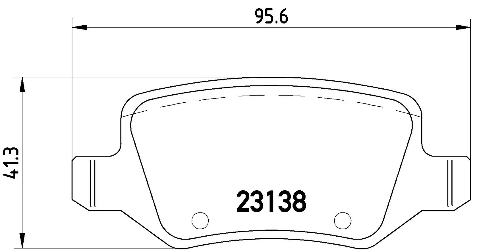 Mercedes B Serisi W245 B 170 NGT Arka Fren Balatası | BREMBO P50058