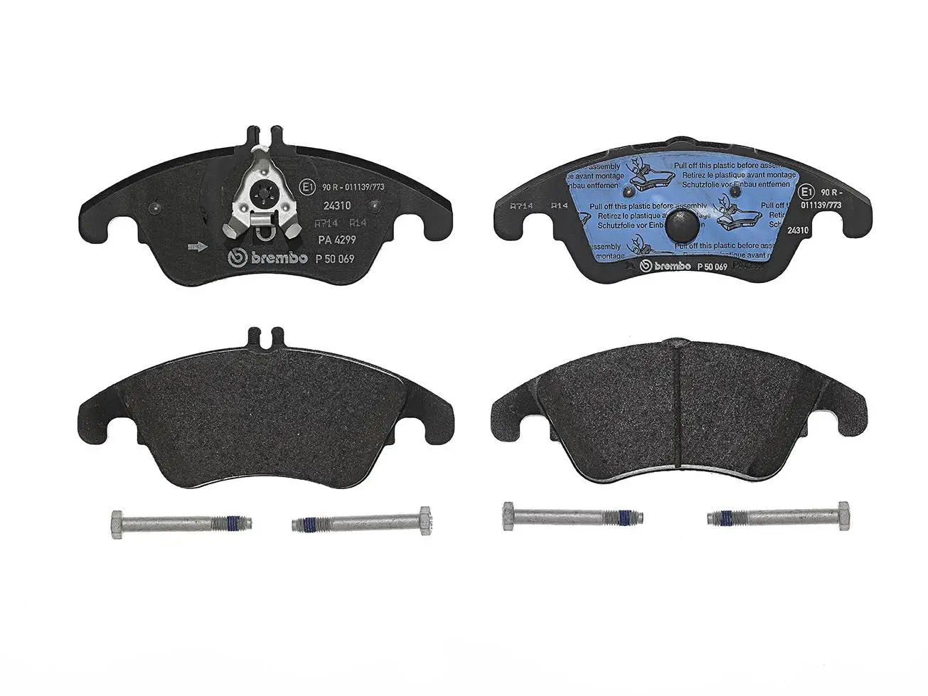 Mercedes C Series W204 C 350 CGI Front Brake Brake Pad | BREMBO P50069