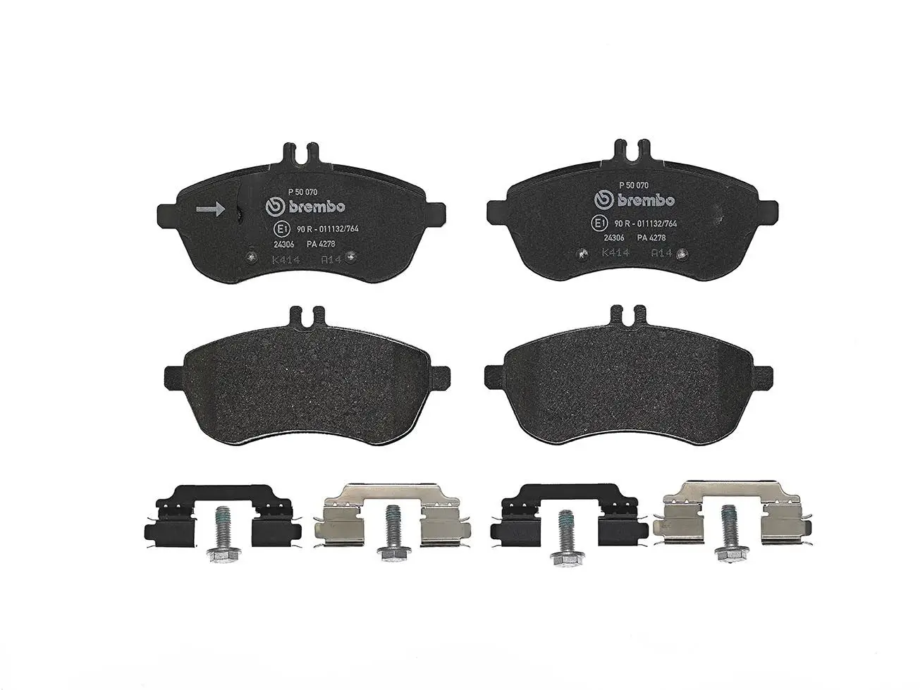 Mercedes C Serisi W204 C 200 CDI Ön Fren Balatası | BREMBO P50070