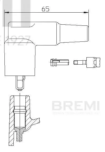 Mercedes S Serisi W140 M119 Distribütör Soketi | BREMI 13248