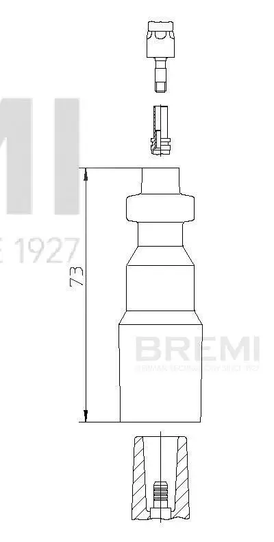 Mercedes W124 Kasa M111 Distribütör Soketi | BREMI 13550