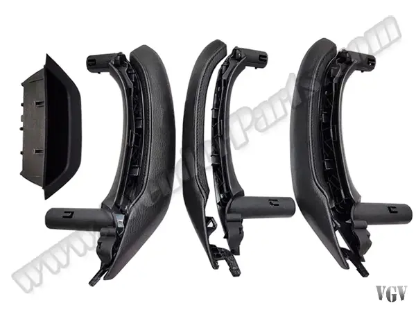BMW X3 Serisi F25 2010- Kapı Tutamak Seti Ön&Arka; Siyah Deri Kaplamalı | WENDER BA51417250307L7