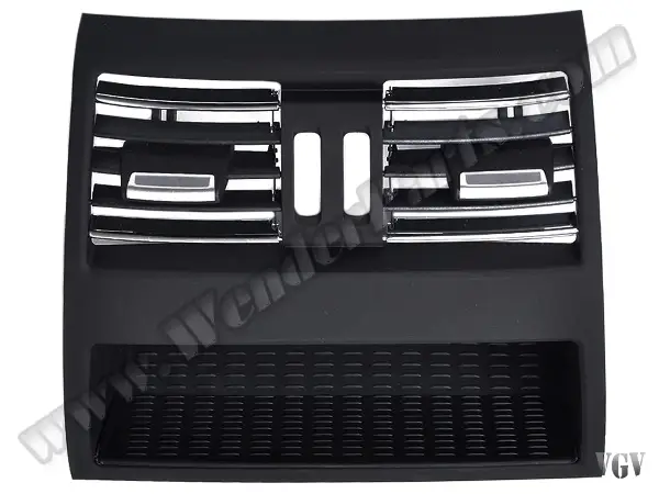 BMW 5 Serisi F10 2009-2016 Klima/Kalorifer Izgarası Arka Nikelajlı Siyah | WENDER BA64229172167R1