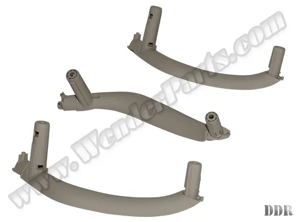 BMW X5 Serisi F15 2014-2018 Kapı Tutamak Seti Ön&Arka; Krema | WENDER BA7345333/334S3
