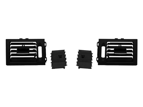 Mercedes C Serisi W204 2007-2013 Klima/Kalorifer Izgarası Set:2ad Ön Sol/Sağ Siyah 2007-10 | WENDER MA2048309954S2