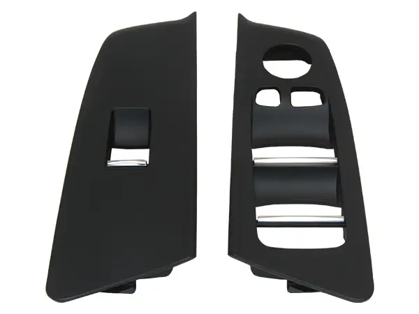 BMW 5 Serisi G30 2016-2018 Cam Düğme Çerçevesi Ön; Set Siyah | WENDER BA7438577/584