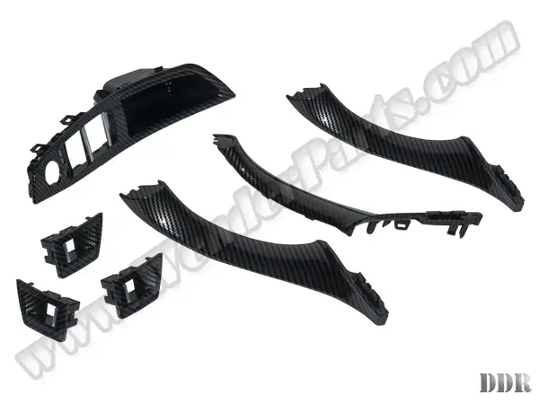 BMW 5 Serisi F10 2009-2016 Kapı Tutamak Seti Ön&Arka; Karbon | WENDER BA51417225873R7