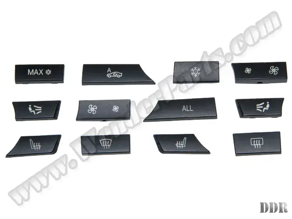 BMW 5 Serisi F10 2009-2016 Klima Tuş Takımı Set:12ad 2007-12 | WENDER BA61319313923