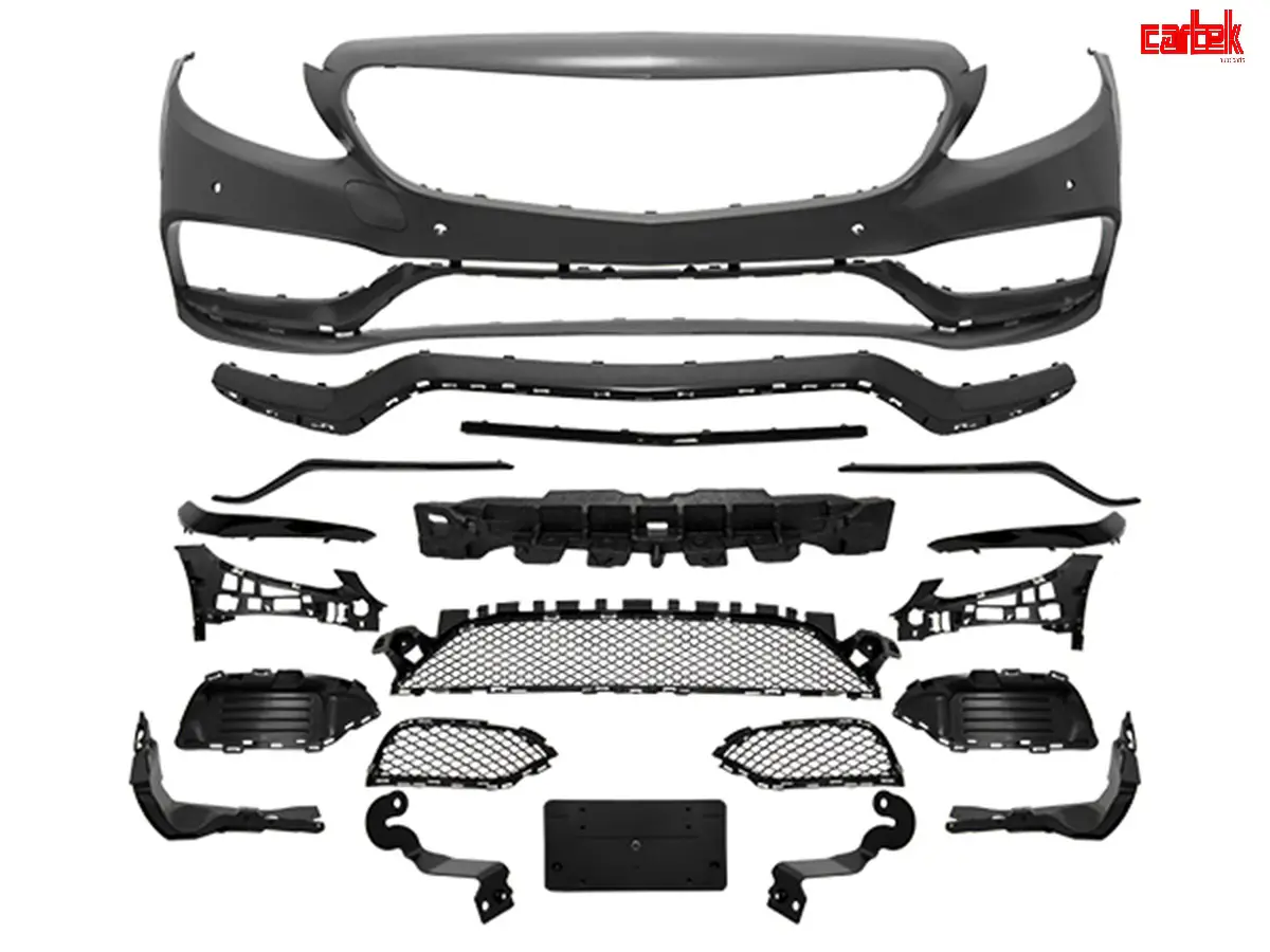 Mercedes C Serisi W205 Set Komple Tampon Pdcli AMG 2014-18 Ön | CARTEK TPMRDALM42