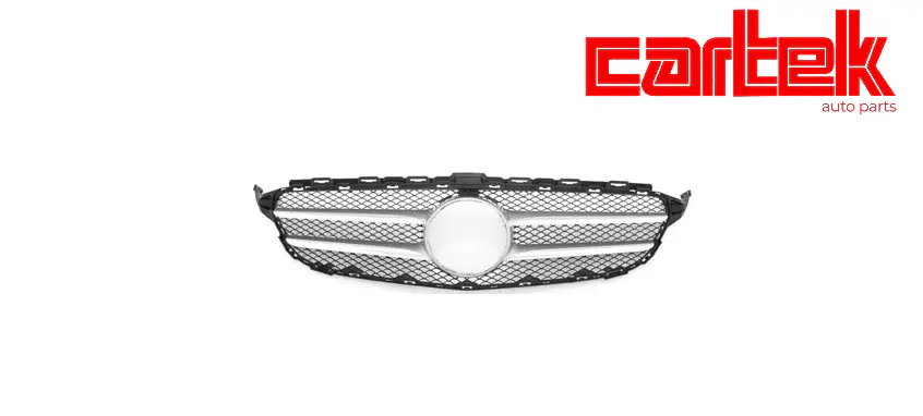 Mercedes C Serisi W205 Panjur -diamond- 2014-18 Krom Gümüş | CARTEK TPMRDZW22