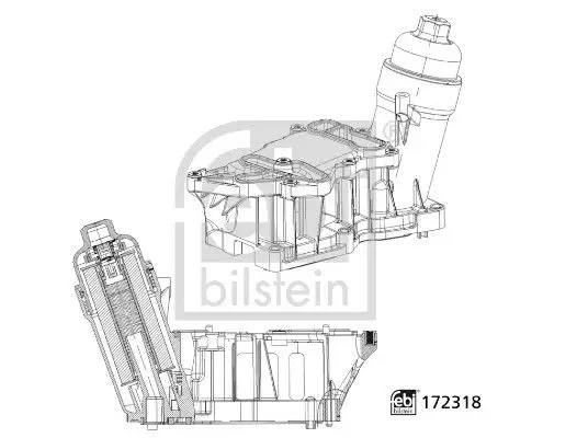 BMW X3 F25 N47N Oil Filter Housing | FEBI 172318