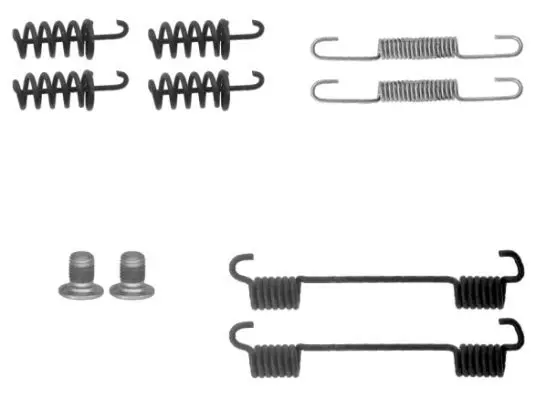 Mercedes S Serisi W221 El Freni Pabuç Aksesuar Kiti | HELLA 8DZ 355 202-111