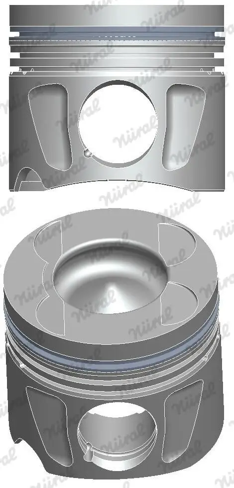 Mercedes ML Serisi W164 OM642 Piston 83.00 mm STD Sol | NURAL 8772574STD000G