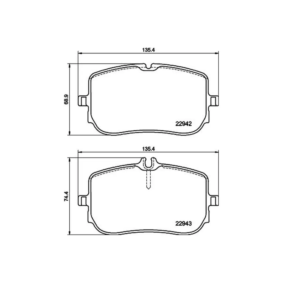 Mercedes A Serisi W177 Fren Balatası Ön | HELLA 8DB 355 040-161