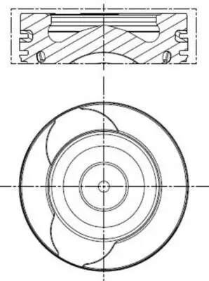 Mercedes GLA Serisi W156 OM607 Piston 76.50mm 050 | MAHLE 021 PI 00128 002