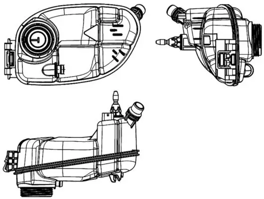 Mercedes GLA Series W156 OM607 Water Tank | MAHLE CRT 65 000S