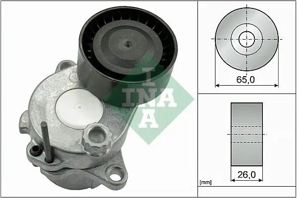 Mercedes W204 C 250 CDI 4MATIC Tensioner Pulley | INA 534 0592 10