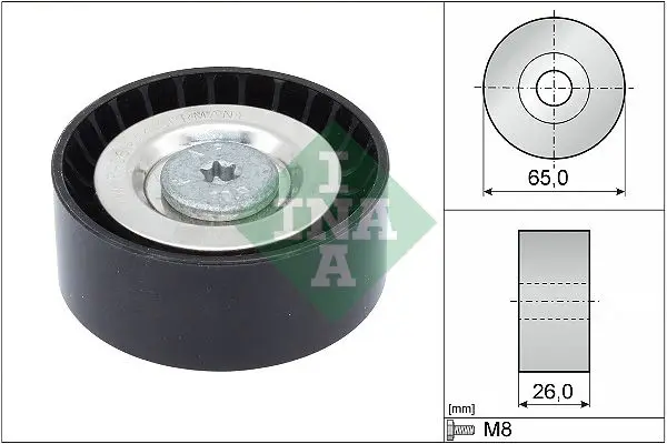 Mercedes W204 C 250 CDI 4-Matic Tensioner Pulley | INA 532 0571 10