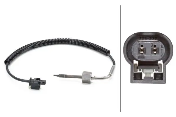 Mercedes E Series W212 OM642 Exhaust Gas Temperature Sensor | HELLA 6PT 014 494-131