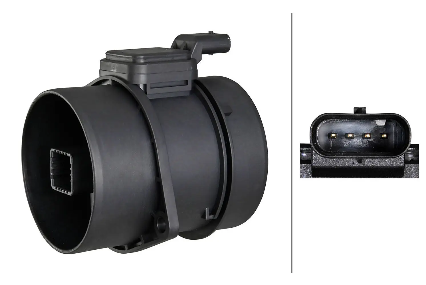 Mercedes C Series W204 OM651 Air Flow Meter | HELLA 8ET 358 095-311