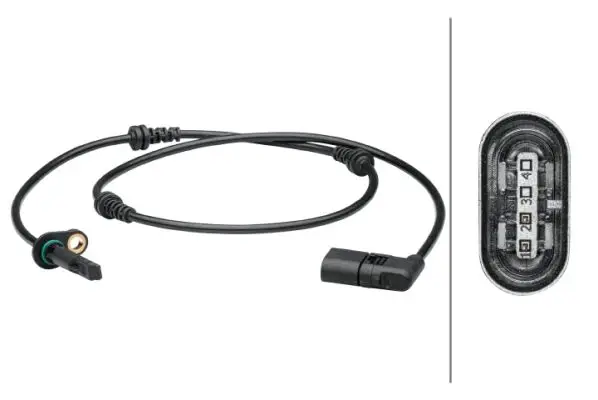 Mercedes C Series W205 ABS Sensor Front | HELLA 6PU 012 679-411