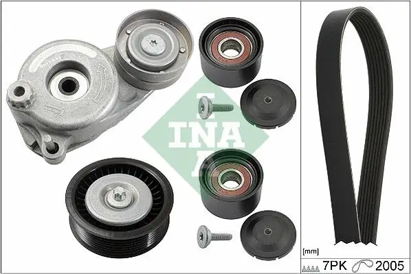 Mercedes E-Class W212 E 350 CDI 4-Matic V-Belt Set | INA 529 0168 10