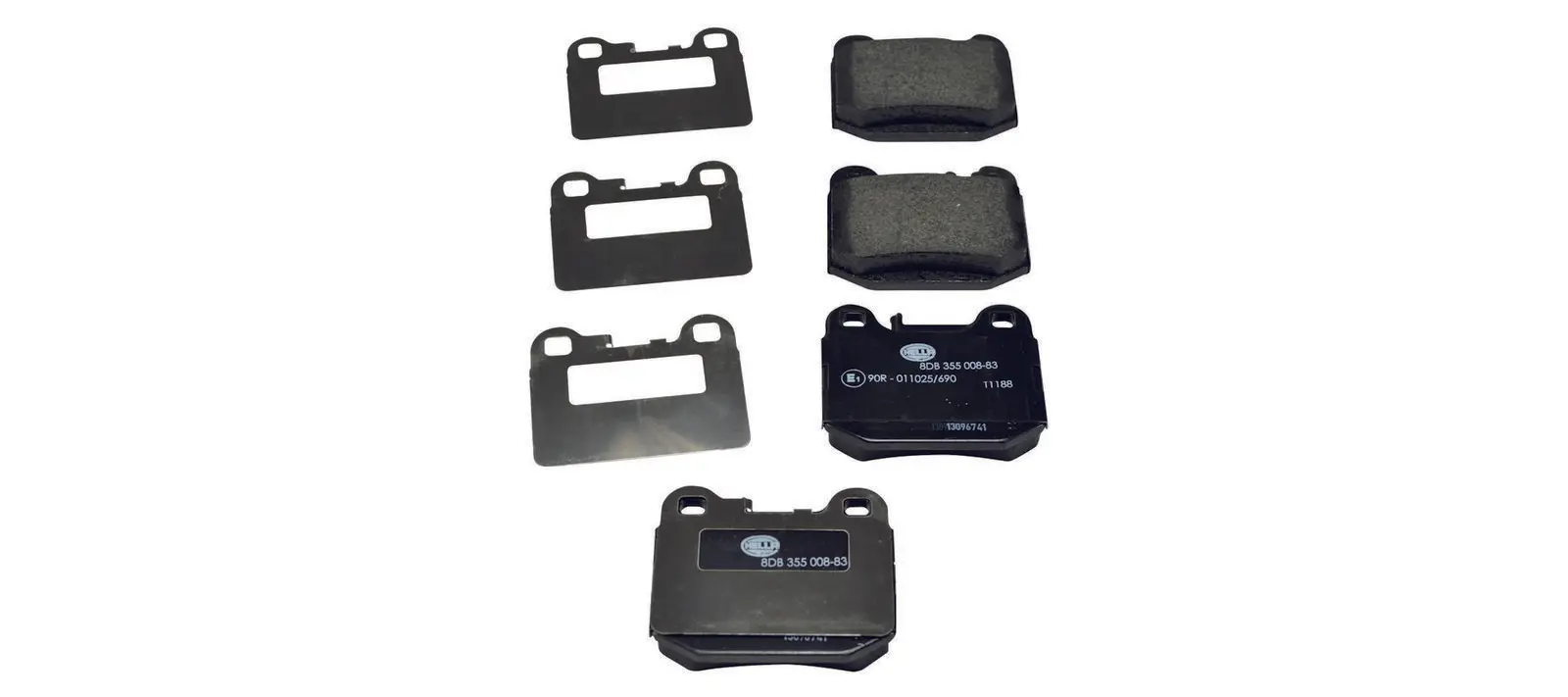 Mercedes ML Serisi W163 Fren Balatası Arka | HELLA 8DB 355 008-831