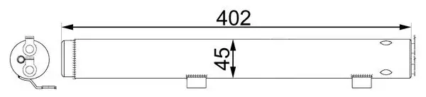 Mercedes R Serisi W251 M273 Klima Kurutucusu | MAHLE AD 285 000S