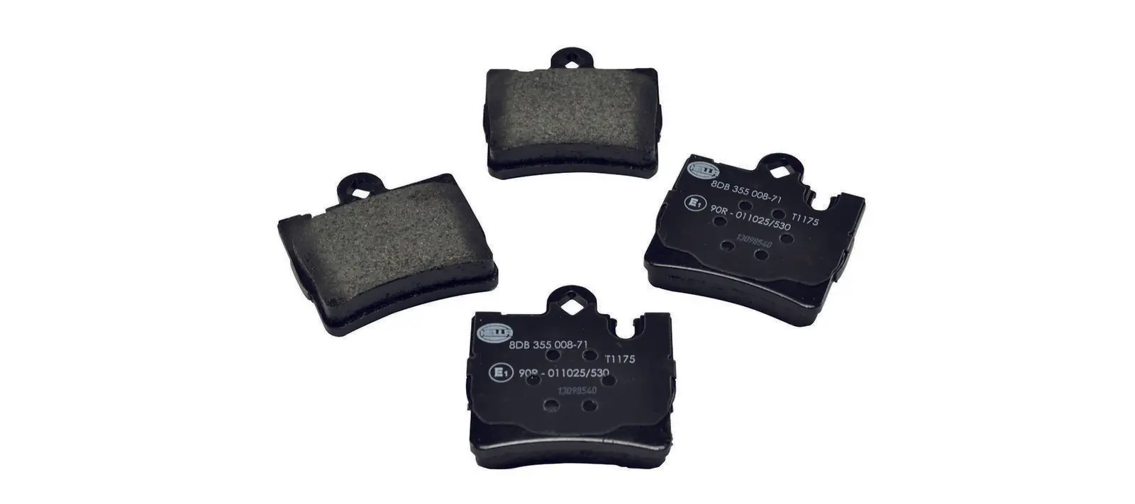 Mercedes S Serisi W220 Fren Balatası Arka | HELLA 8DB 355 008-711