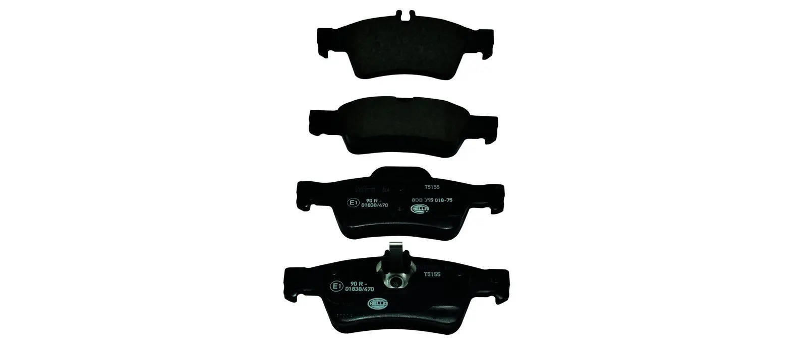 Mercedes E Series W212 Brake Brake Pad Rear | HELLA 8DB 355 018-751