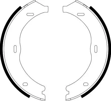 Mercedes Vito Serisi W639 El Freni Pabuç Seti | HELLA 8DA 355 050-561