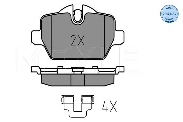 BMW 1 Serisi E87 2004-2011 Fren Balatası Arka | MEYLE 025 236 2316