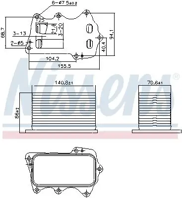 BMW 1 Serisi F20 2012-2017 B57 Yağ Soğutucusu | NISSENS 91359
