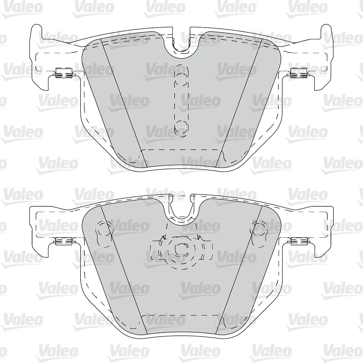 BMW 5 Serisi E61 2003-2010 Fren Balatası Arka | VALEO 670754
