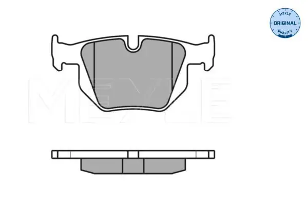 BMW 3 Serisi E90/E91/E92/E93 2005 Fren Balatası Arka | MEYLE 025 235 5017