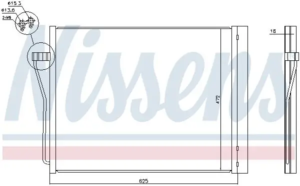 BMW 7 Serisi F01 2009-2015 Klima Radyatörü | NISSENS 940308