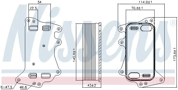 BMW 5 Serisi F10 2009-2016 N47 Şanzıman Yağ Soğutucusu | NISSENS 90903