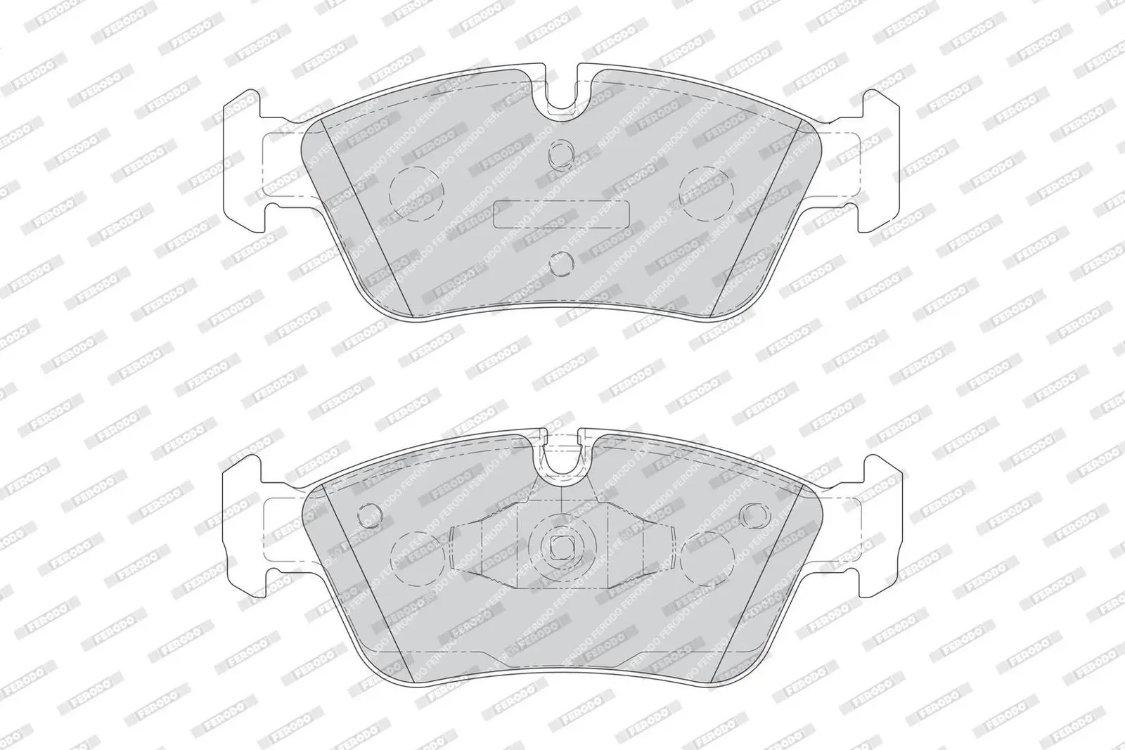 BMW 3 Serisi E90 2004-2012 Fren Balatası Ön Kulaklı | FERODO FDB1751