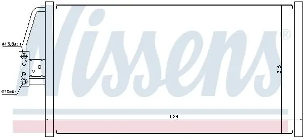 BMW 7 Serisi E38 1994-2001 M47 Klima Radyatörü | NISSENS 94579