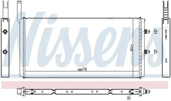 BMW 5 Serisi F10 2009-2016 N57 İnterkol Radyatörü | NISSENS 60835