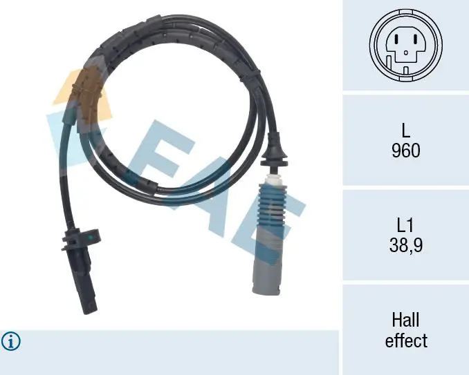 BMW 1 Serisi E81 2007-2011 ABS Sensörü Arka | FAE FA:78182